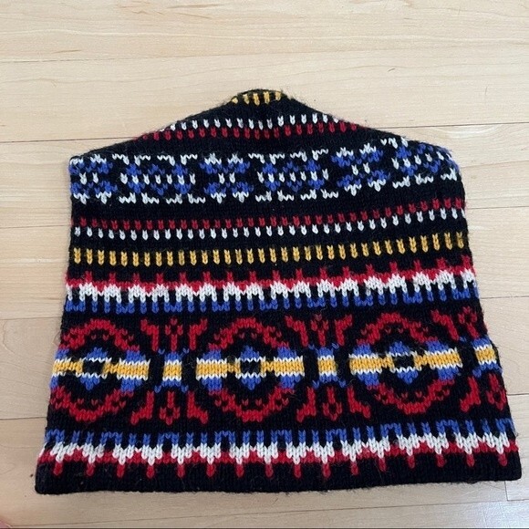 Merkley Headgear Vintage Pure Wool Colorful Trapeze Ski Beanie Hat main image 8